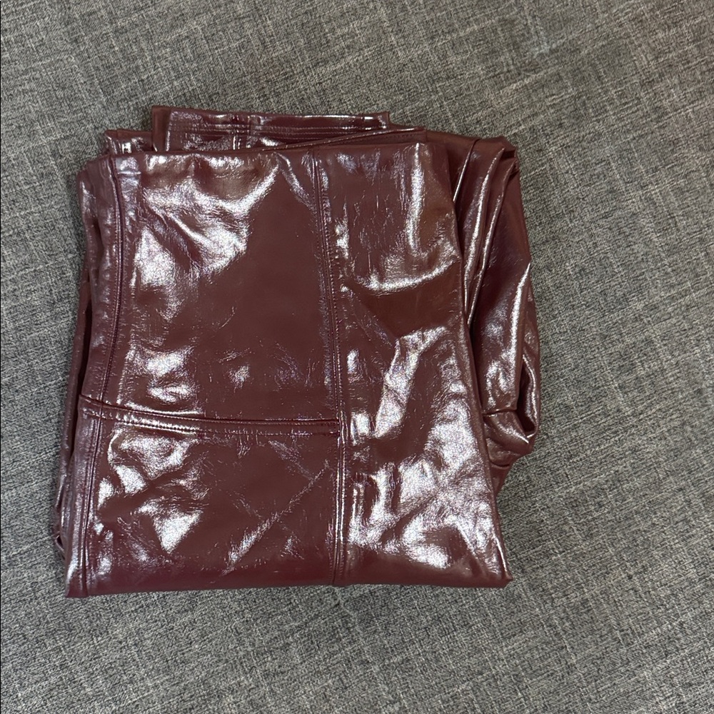 Spanx Faux Patent Leather Leggings – 1X - Picture 7 of 9